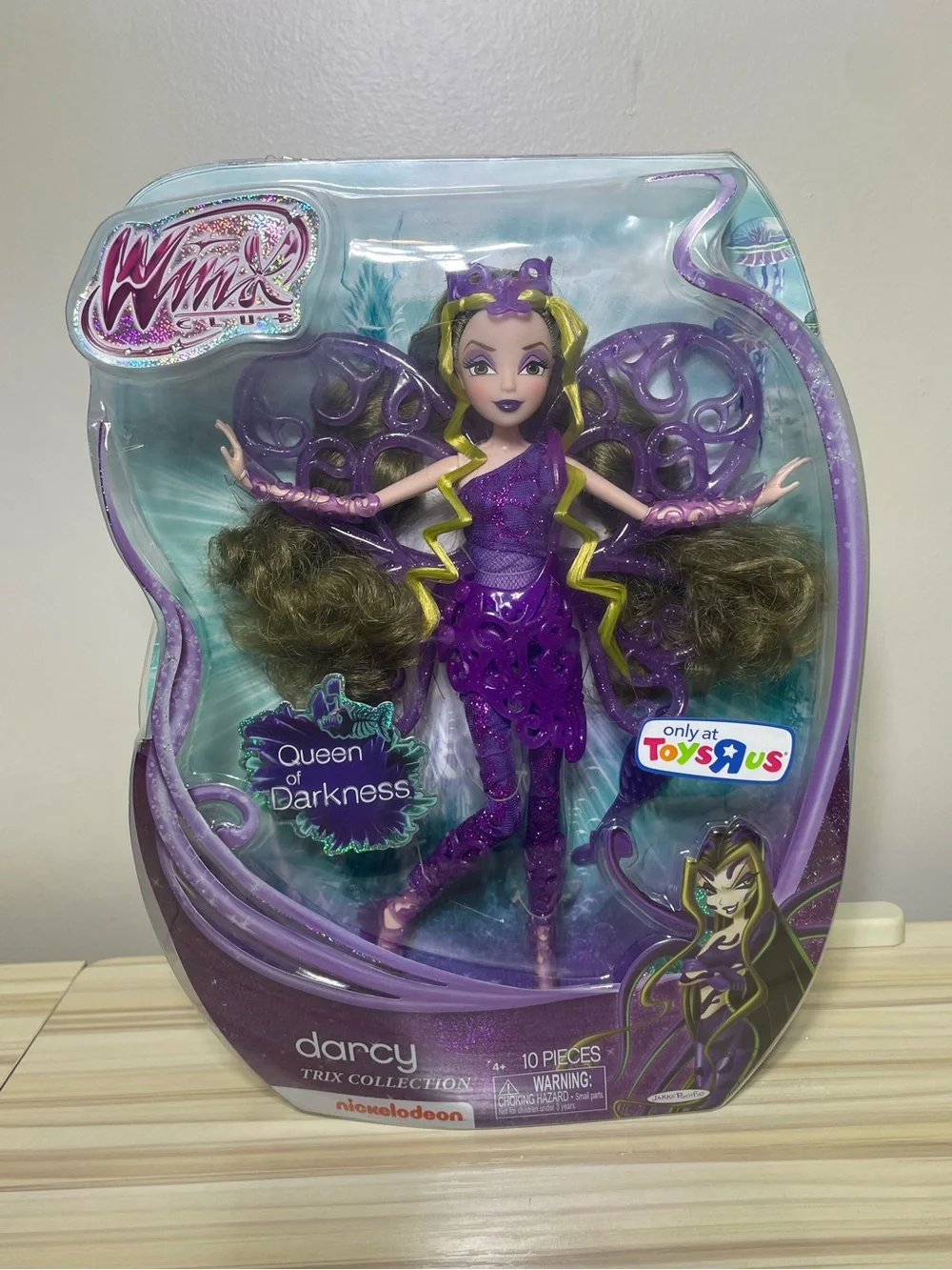 WINX Club ‘Darcy’ Fairy Doll Queen of Darkness NIB 2013 ToysRUs Exclusive RARE